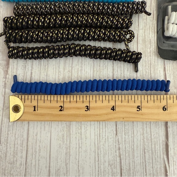 18 Pairs Curly No Tie Elastic Stretchy Twisty Shoe Laces Kids & Adults 80's 90's - Picture 10 of 13